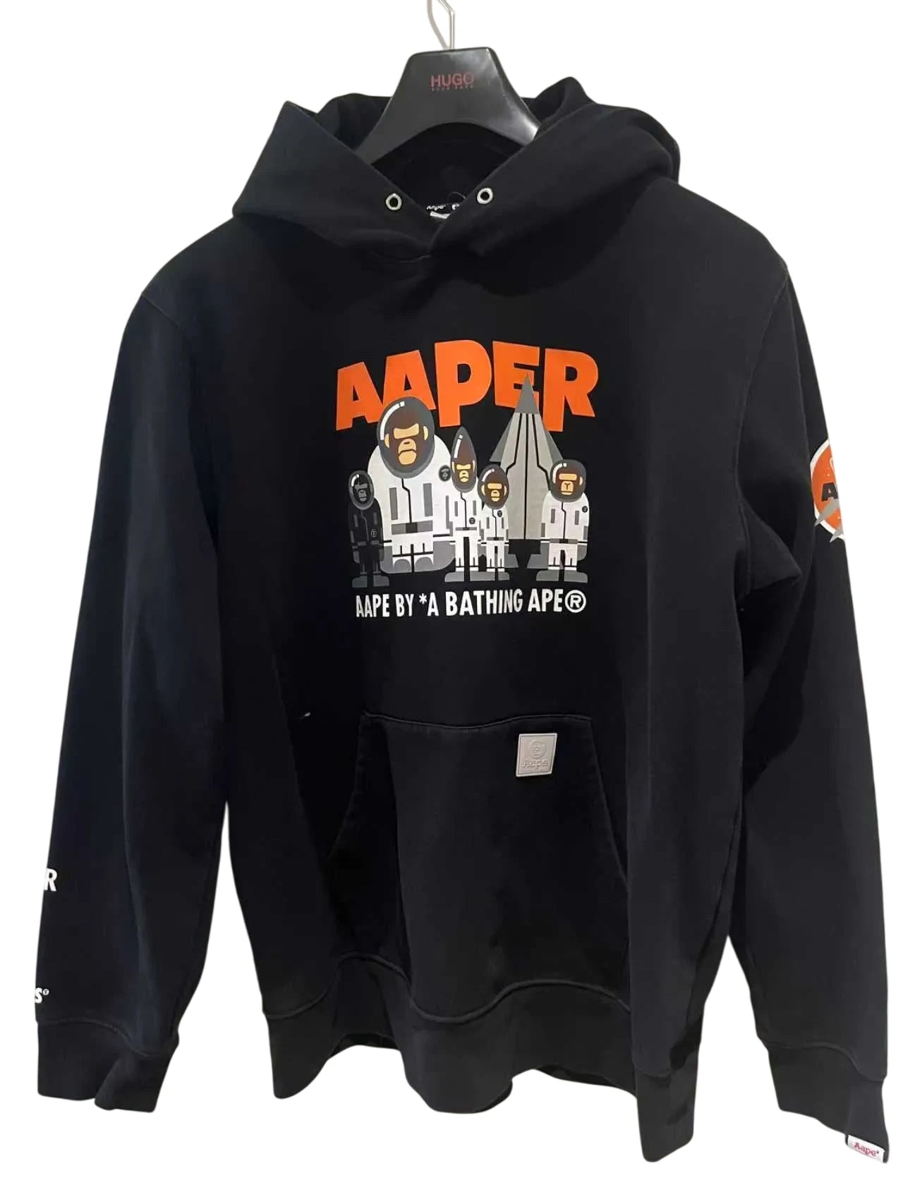 AAPE multi aapes hoddie XL Black