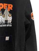 AAPE multi aapes hoddie XL Black