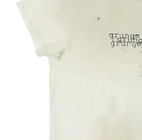 SOD.Co grunge is dead t-shirt L White