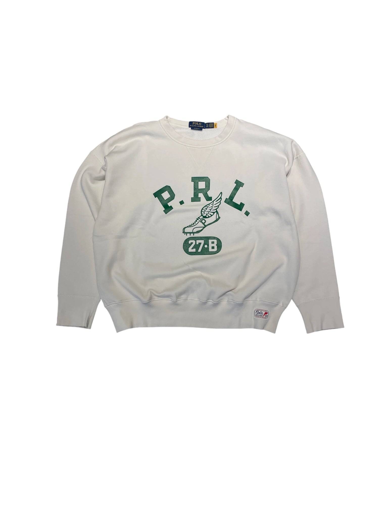 Polo Ralph Lauren Vintage Fit Crewneck XL White