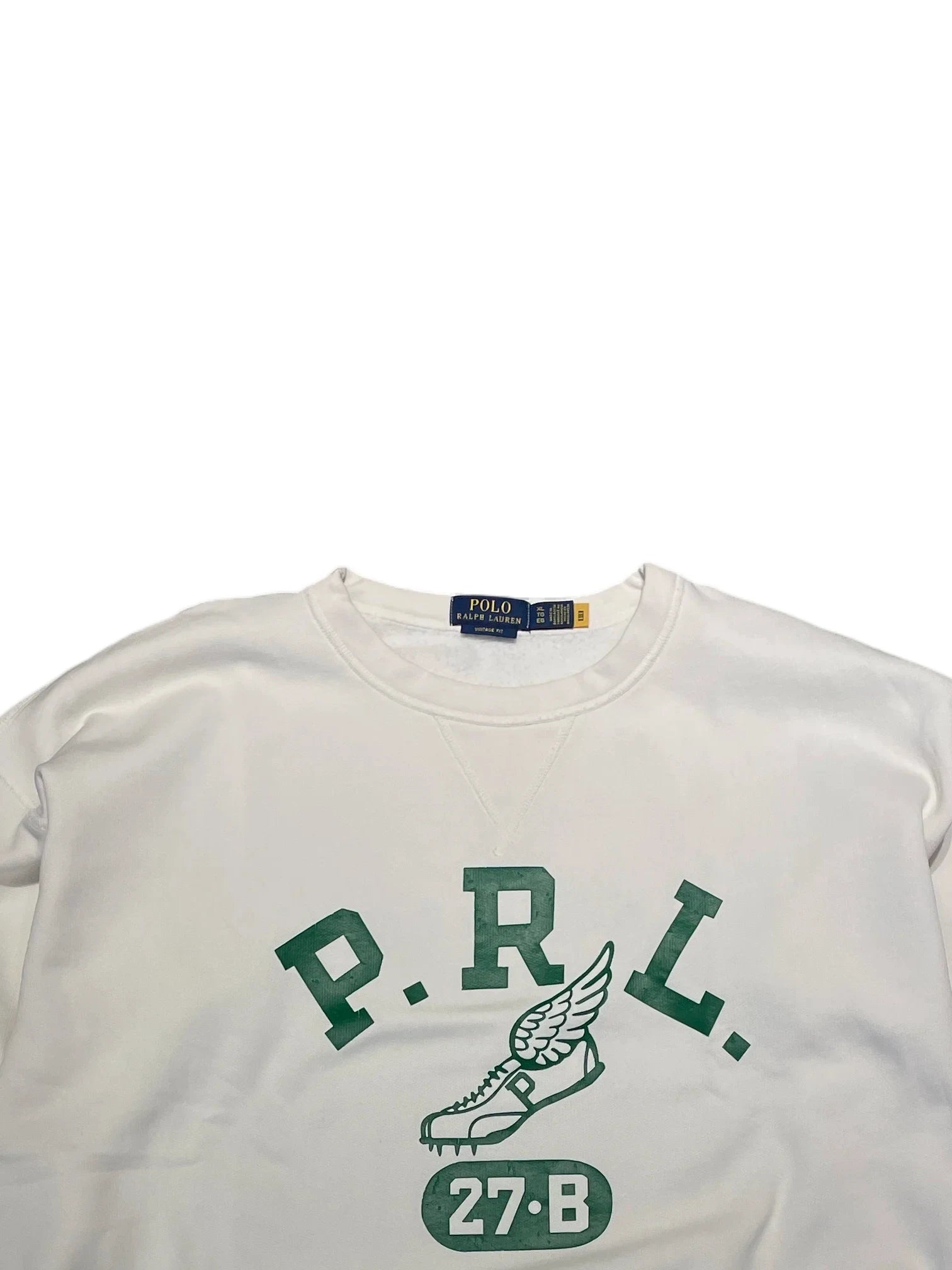 Polo Ralph Lauren Vintage Fit Crewneck XL White