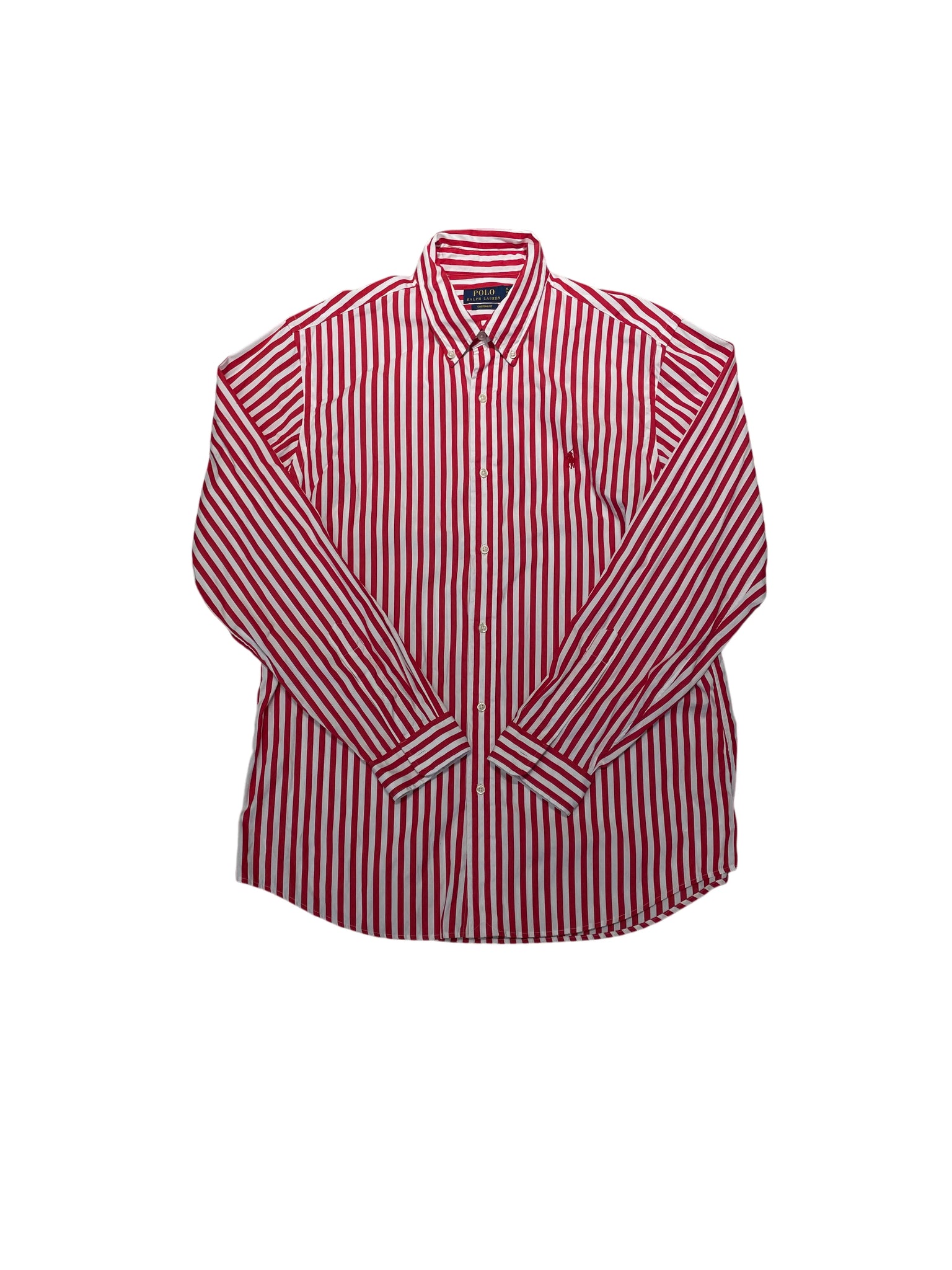 Polo Ralph Lauren Button-down Custom Fit Shirt XL Red