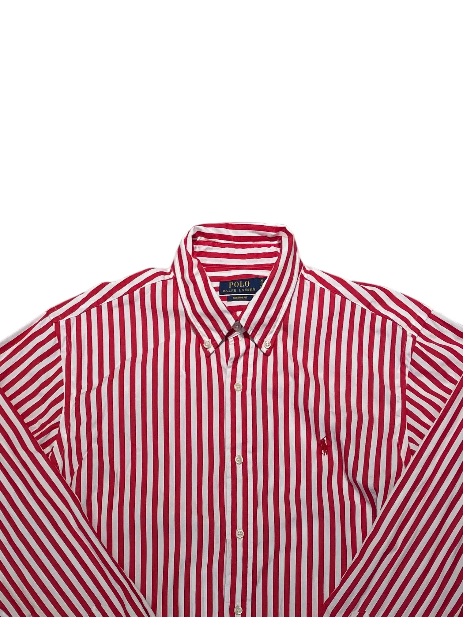 Polo Ralph Lauren Button-down Custom Fit Shirt XL Red