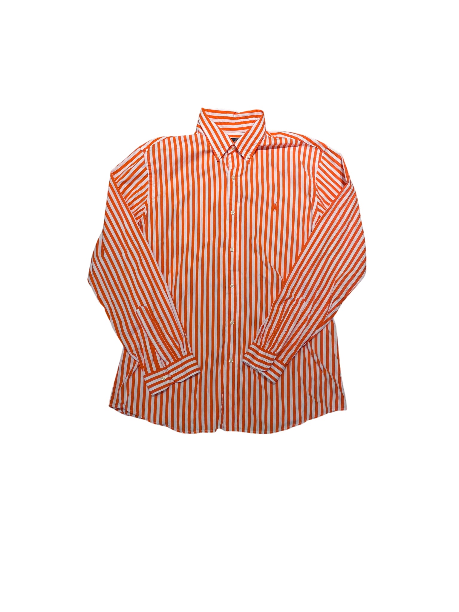 Polo Ralph Lauren Button-down Custom Fit Shirt XL Orange