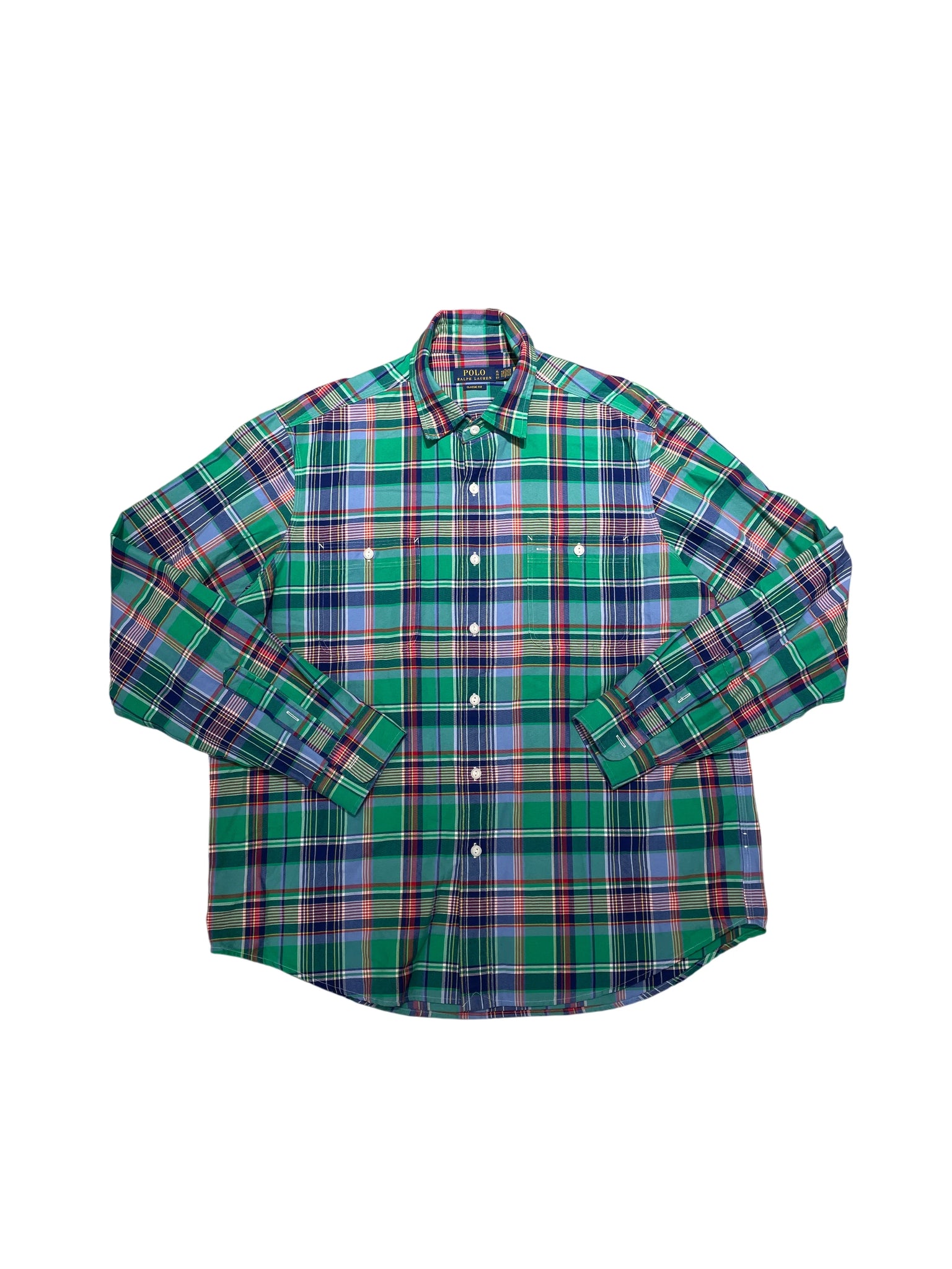 Polo Ralph Lauren Classic Fit Shirt XL Green