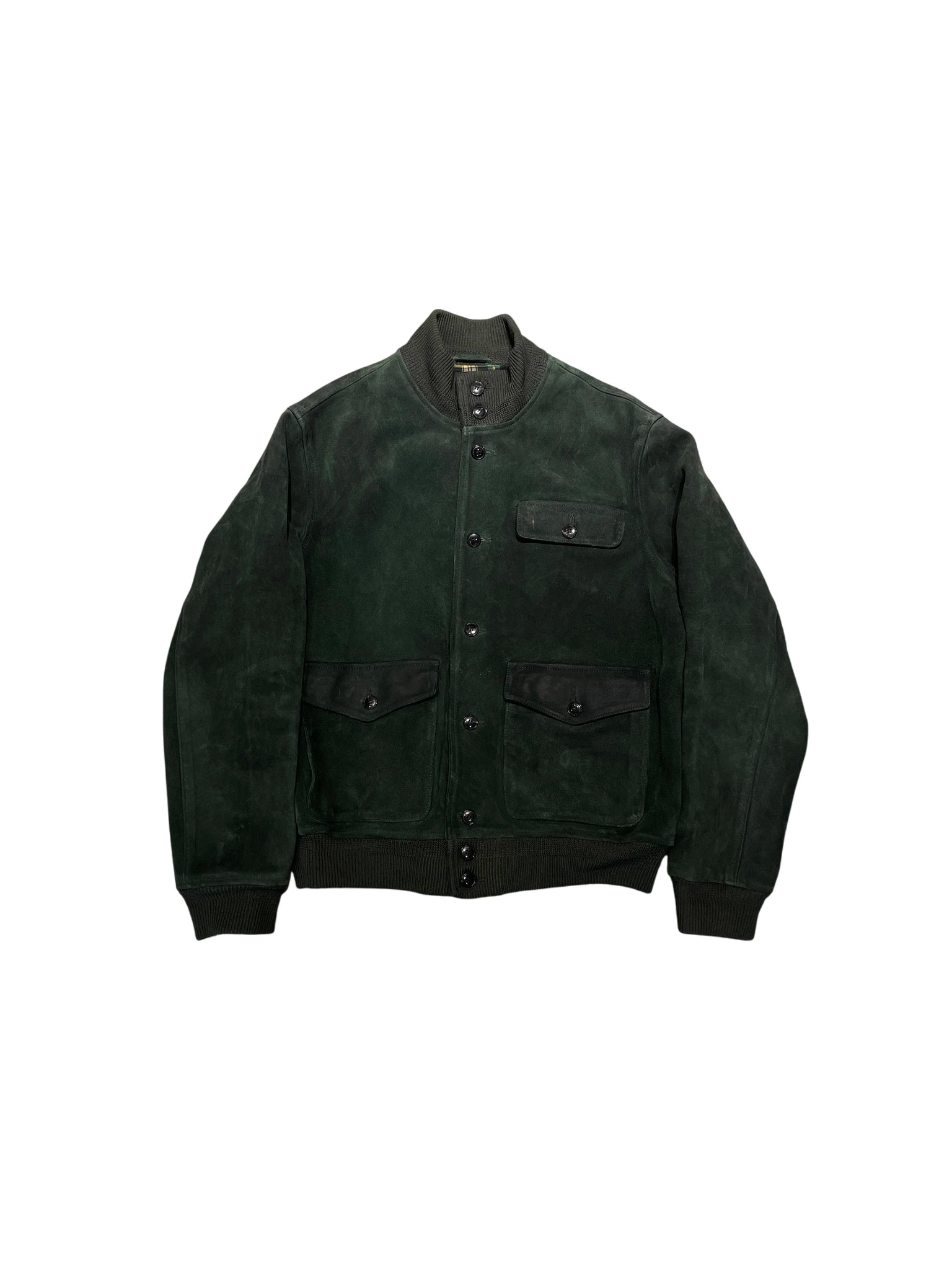 Polo Ralph Lauren Wild Leather Jacket XL Green
