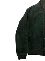 Polo Ralph Lauren Wild Leather Jacket XL Green