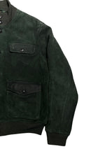 Polo Ralph Lauren Wild Leather Jacket XL Green