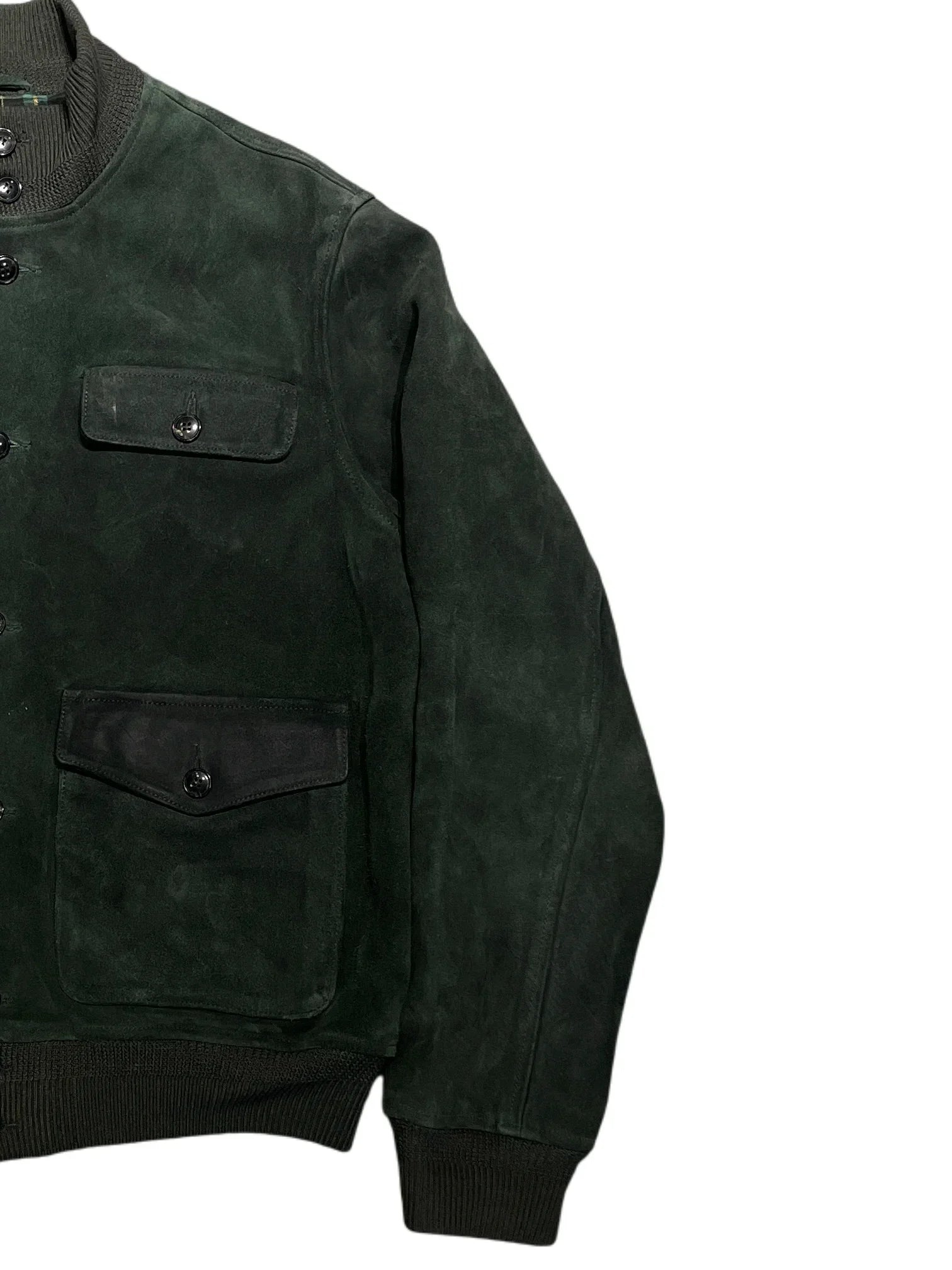 Polo Ralph Lauren Wild Leather Jacket XL Green