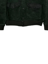 Polo Ralph Lauren Wild Leather Jacket XL Green