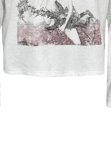 JCAESAR STUDIO white waffel long sleeve L White
