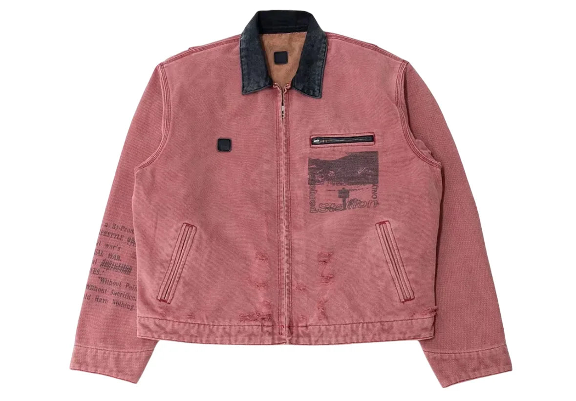 KIOSK red detroit jacket M Pink