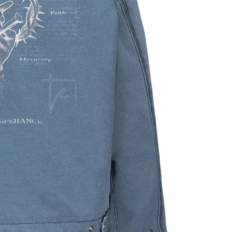 TAICHIISM blue detroit jacket M Blue