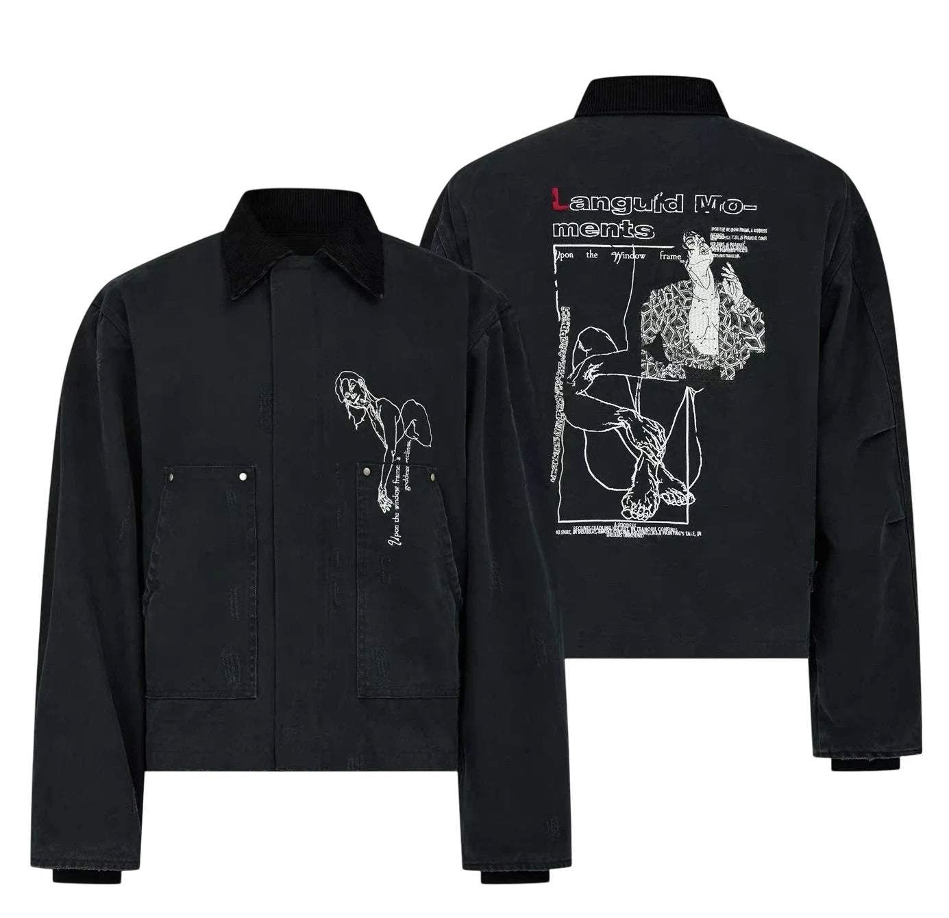 TAICHIISM extravagant decadent jacket Black