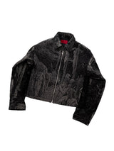 EODUP holy light texture jacket M Black