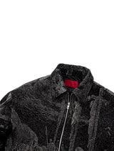EODUP holy light texture jacket M Black