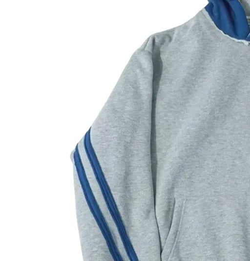 POH gray blue star pattern hoodie Gray
