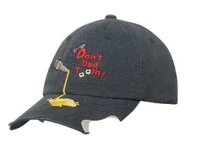 PUFFFROG metal brim cap Black
