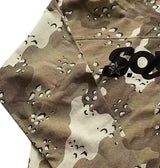 STA yellow camo waffle hoodie XL Brown