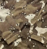 STA yellow camo waffle hoodie XL Brown