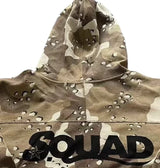 STA yellow camo waffle hoodie XL Brown