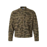 YADcrew camo ripped long sleeve L Green