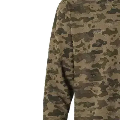 YADcrew camo ripped long sleeve L Green