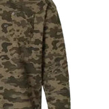 YADcrew camo ripped long sleeve L Green