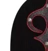 REGEN ZONE black and red veneer beanie Black