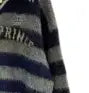MASON PRINCE blue gray polo sweater S Blue