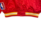 Vintage Starter Bomber Houston Rockets Jacket S Red