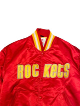 Vintage Starter Bomber Houston Rockets Jacket S Red