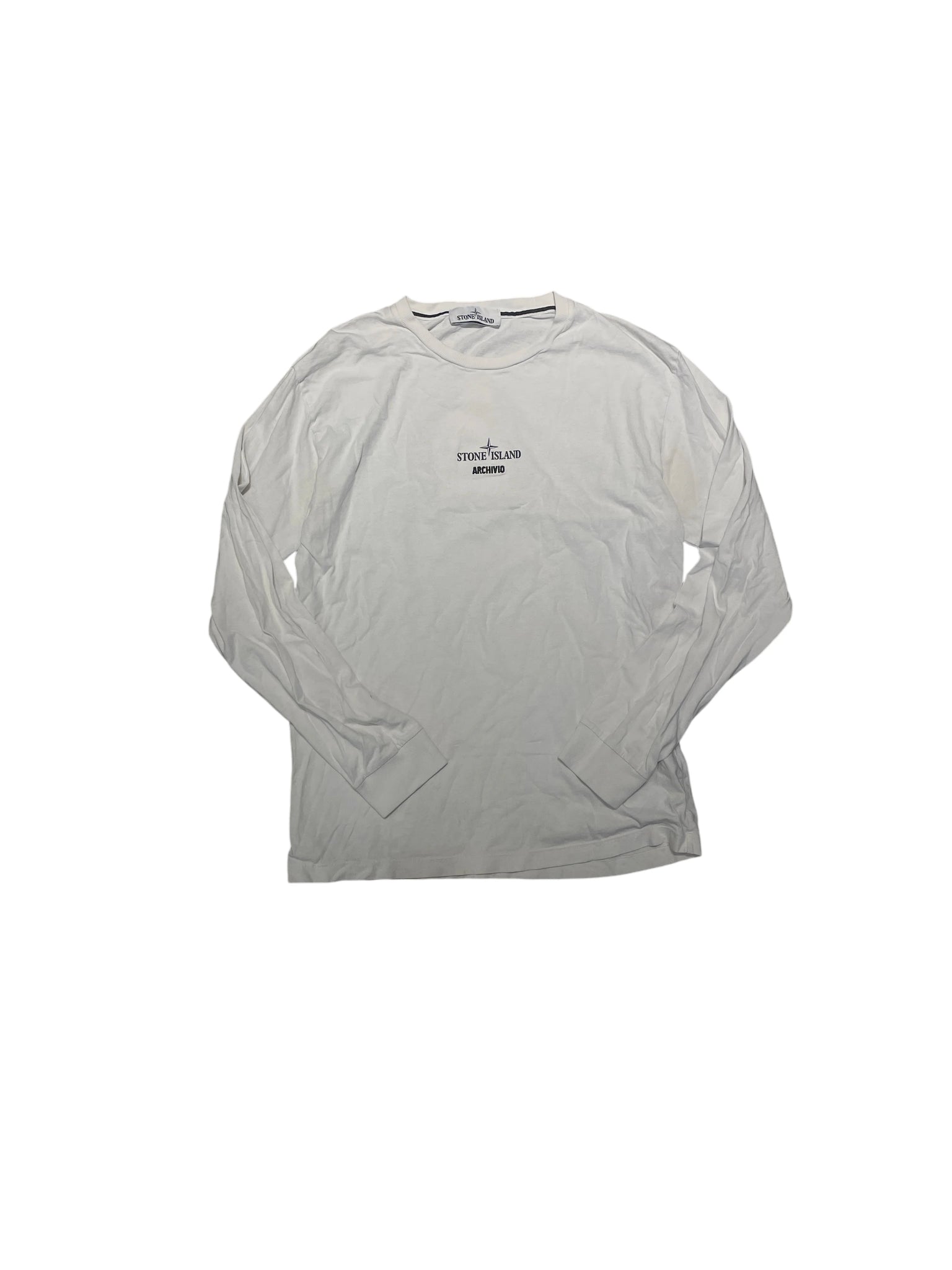 Stone Island Long Sleeve T-shirt L 922758658092 White