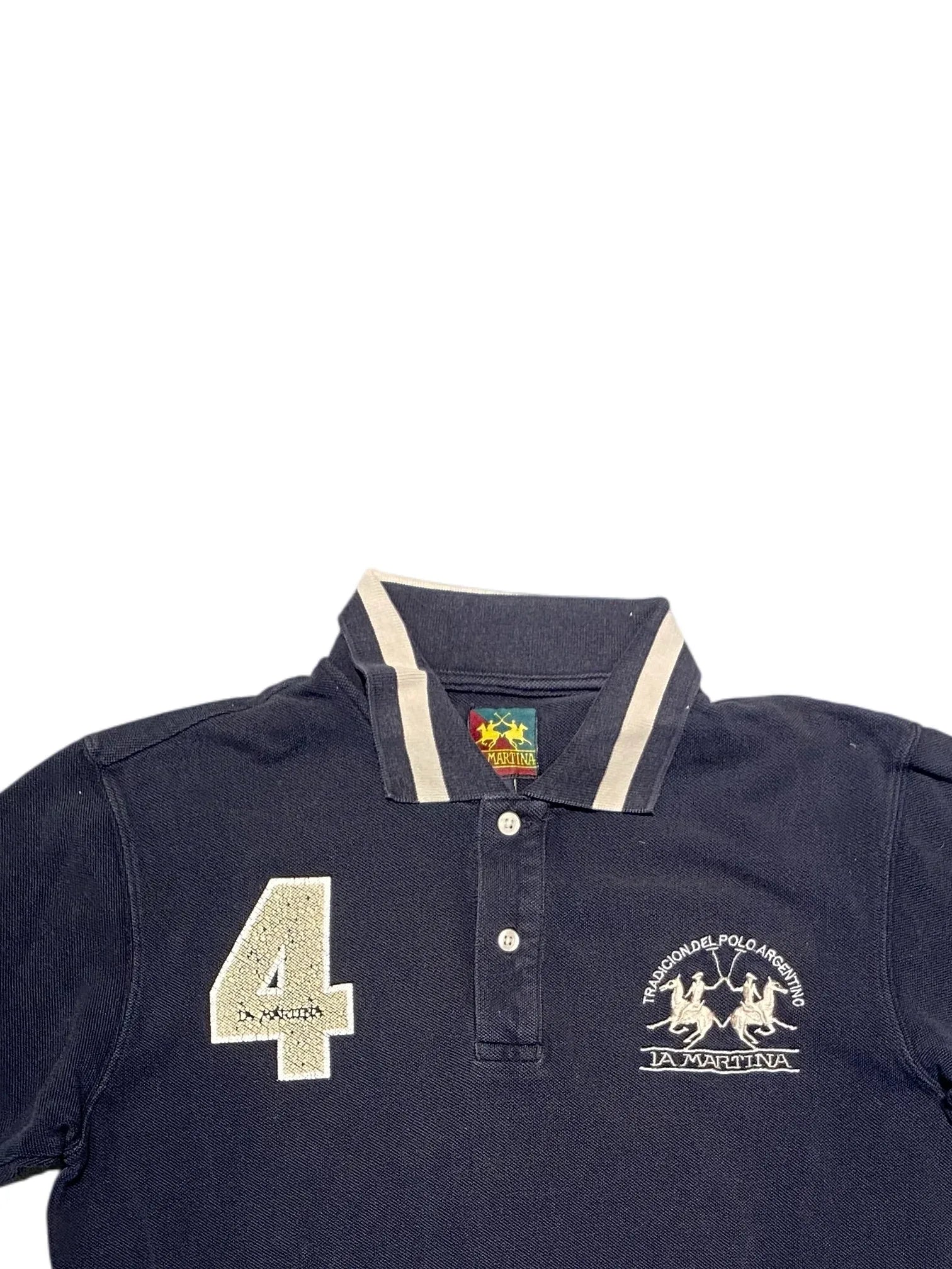 La Martina Polo Shirt L Navy
