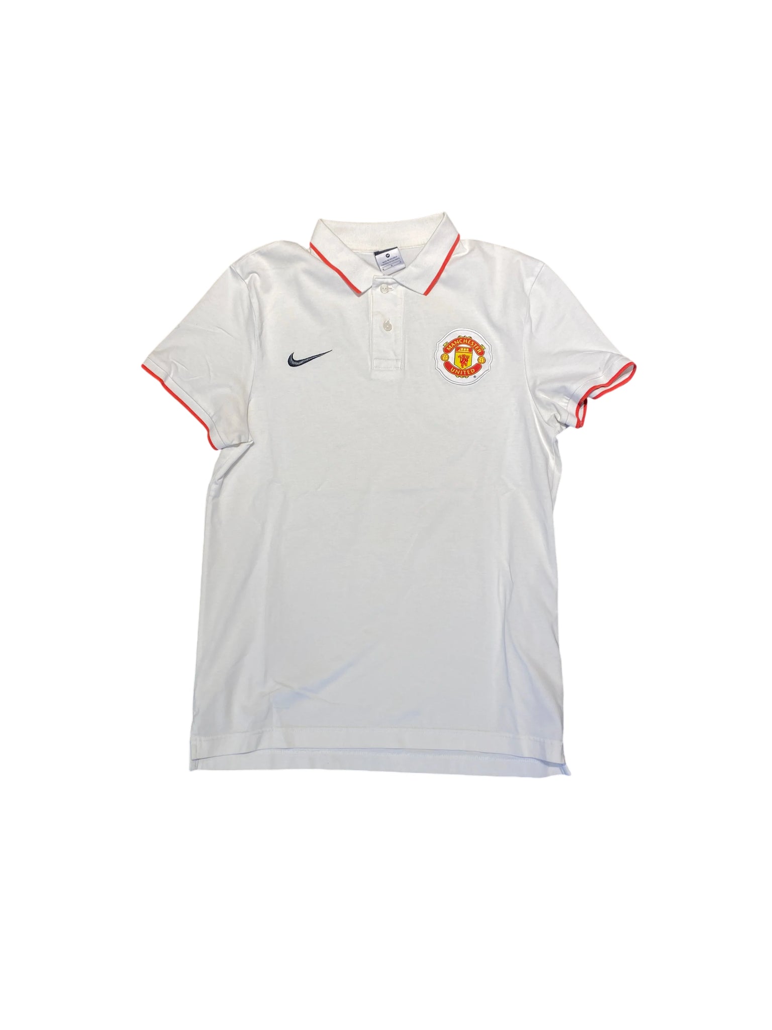 Nike MAN. United Polo Shirt M White
