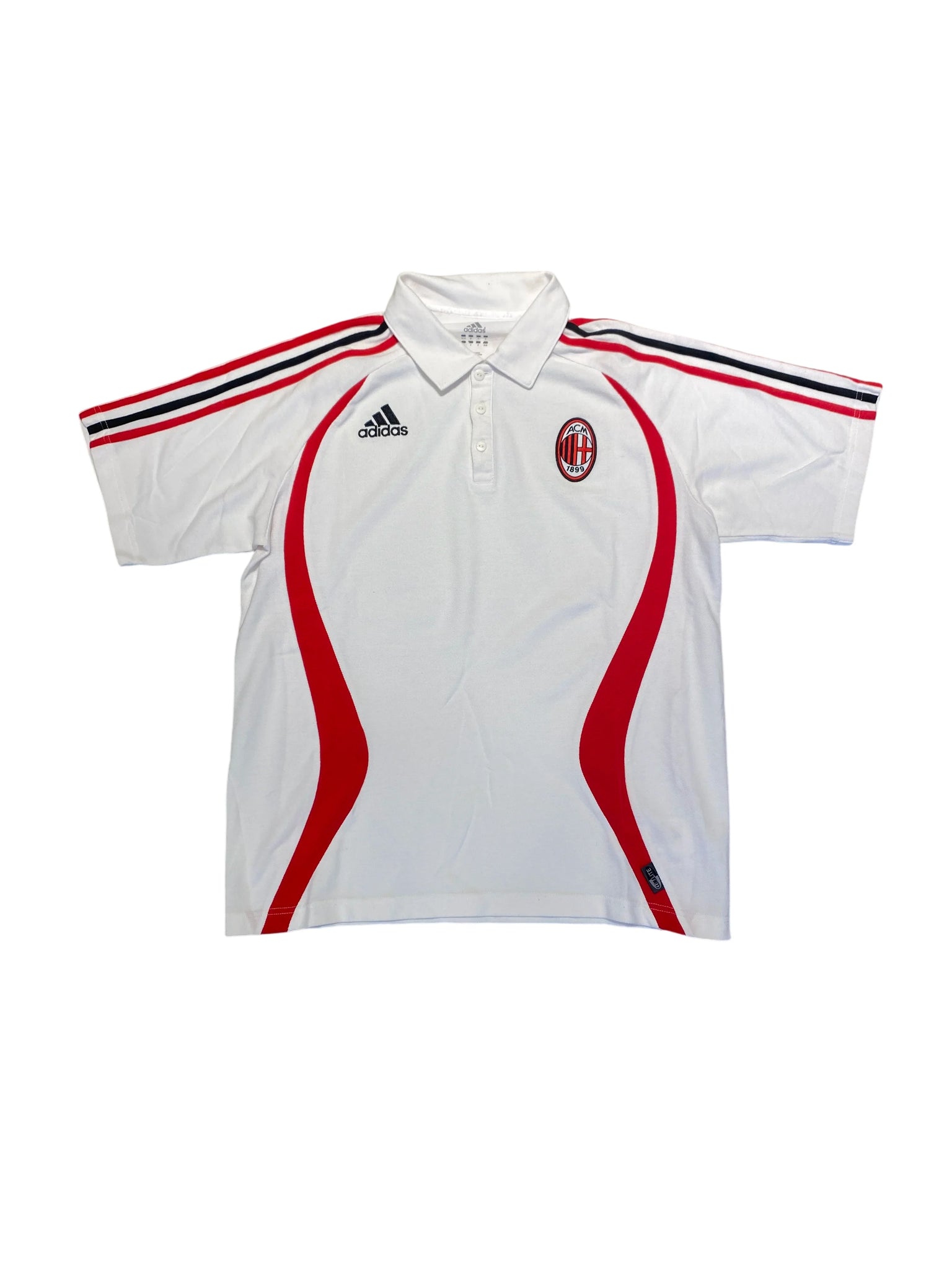 Adidas AC Milan Polo Shirt M White