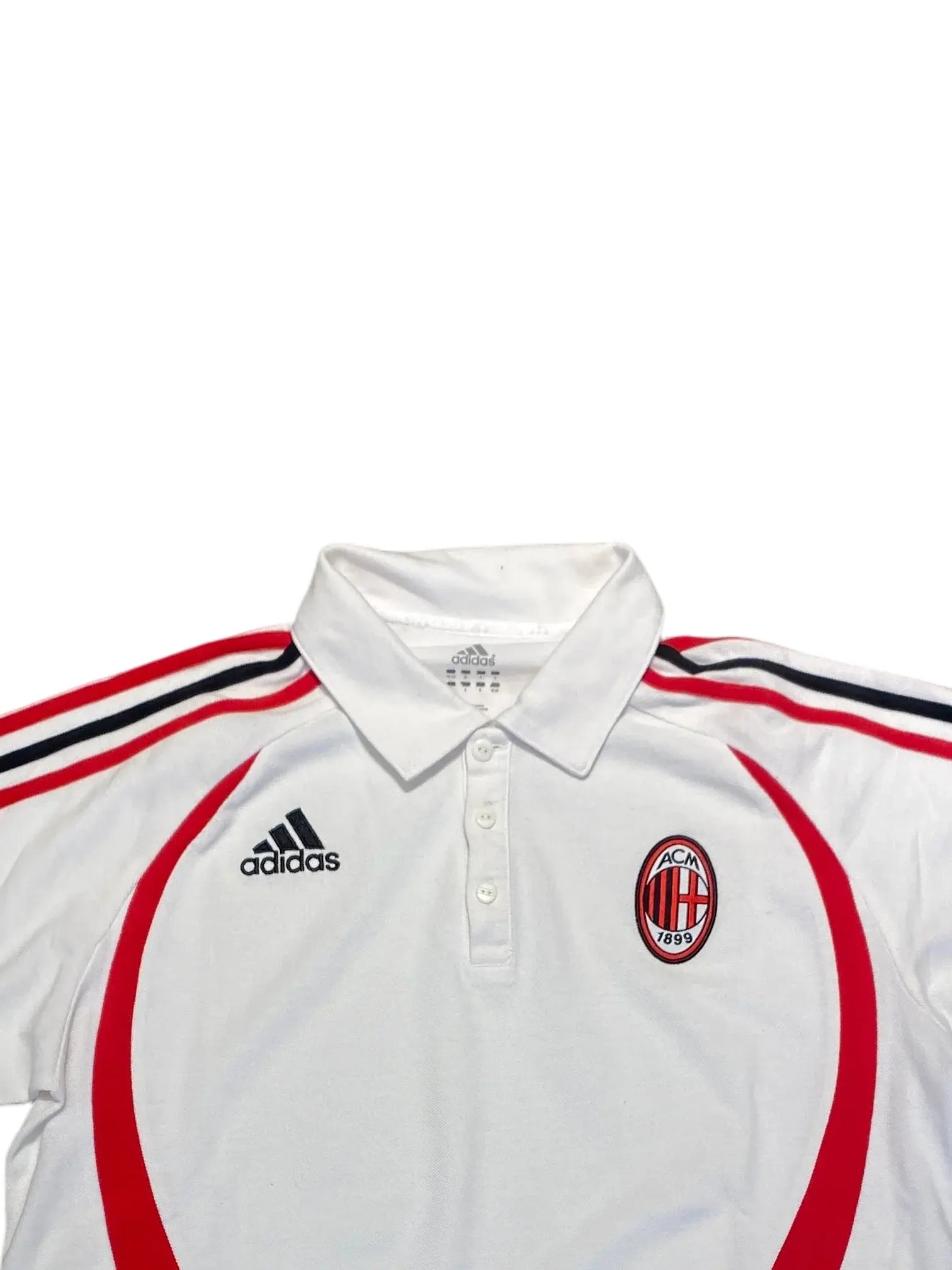 Adidas AC Milan Polo Shirt M White