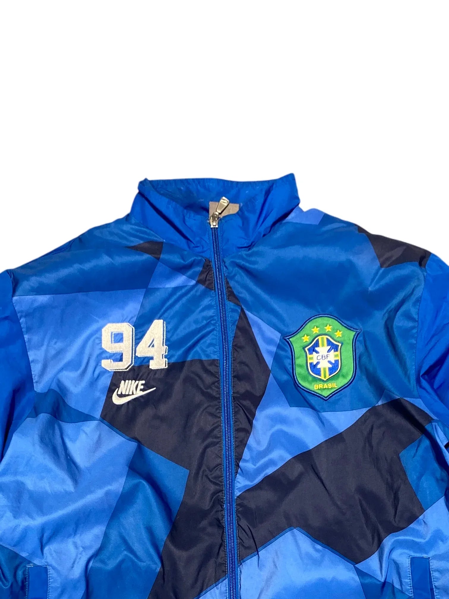 Nike Brasil Windbreaker Jacket M Blue