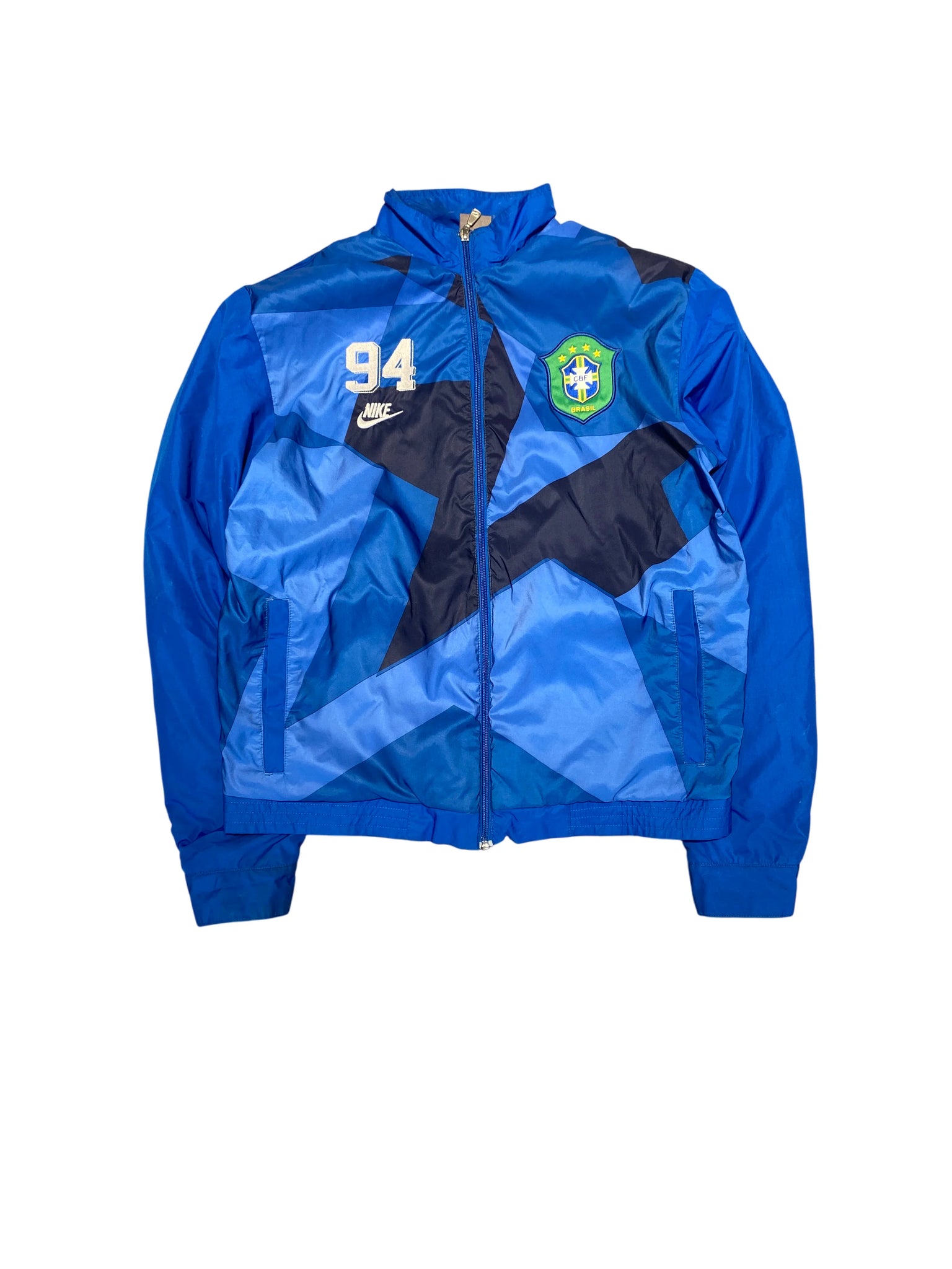 Nike Brasil Windbreaker Jacket M Blue