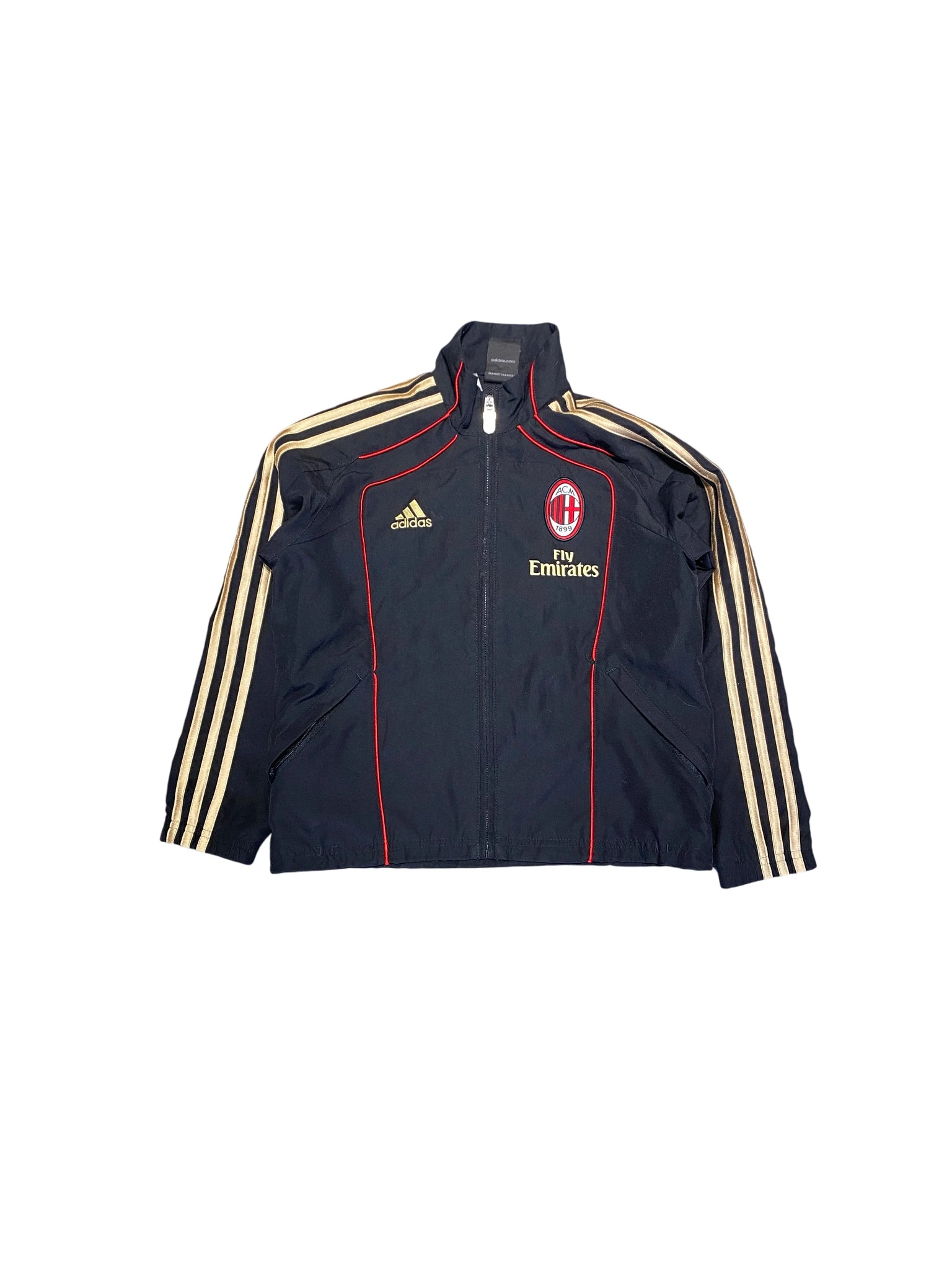 Adidas AC Milan Track Jacket Kids XS Black