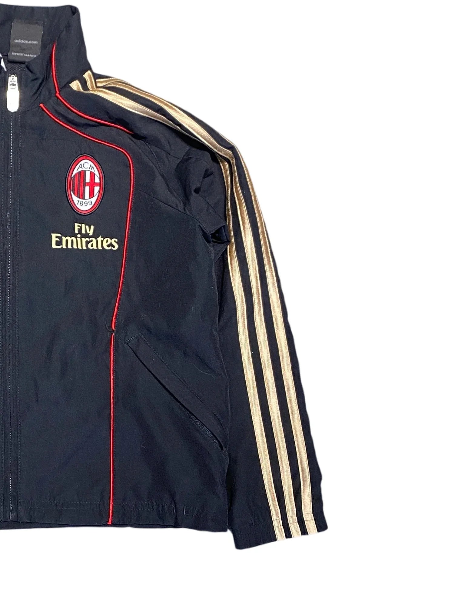 Adidas AC Milan Track Jacket Kids XS Black