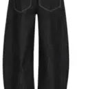 DND4DES plane mouth raw denim XL Black