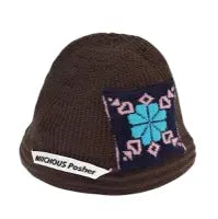 MIICHOUS brown gesang flower beanie Brown