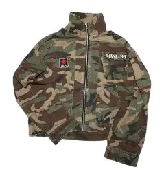SANSLAWS green camo jecket L Green