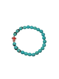 CVINTAGETTIC blue turquoise cross bracelet Blue