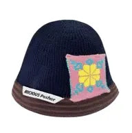 MIICHOUS brown gesang flower beanie Blue