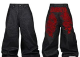 RYE CHASIN shibuya red dragon jeans M Black