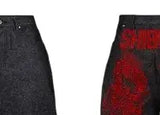 RYE CHASIN shibuya red dragon jeans M Black