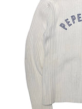 Pepe Jeans Knit Zip-up Sweatshirt L White