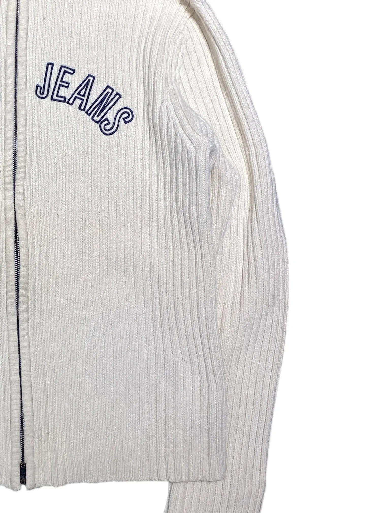 Pepe Jeans Knit Zip-up Sweatshirt L White